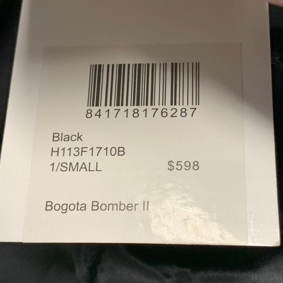 JOHN ELLIOTT Bogota II Size S Black Nylon Zip Up Bomber Jacket - Picture 5 of 8